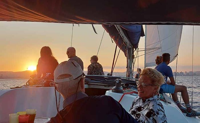 boat tour in Barcelona sailing experience